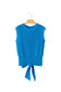 Myosotis Slim Knit Polka Dot Knot Back Cropped Sweater Tank