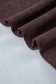Coffee Mineral Wash Elastic Waistband Plus Size Barrel Pants