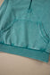 Ashleigh Blue Half Zip Kangaroo Pocket Mineral Wash Baggy Hoodie