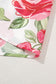 Rose Plus Size Floral Print Frilled Stripes Detail Short Sleeve Blouse
