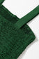 Green Casual Pocketed Smocked Sleeveless Romper