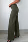 Black 2-Button High Waist Flared Bottom Jeans